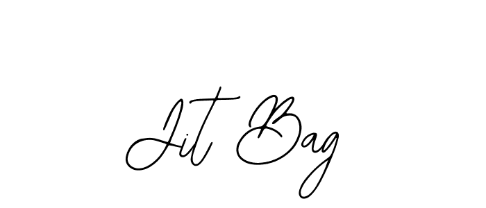 The best way (Bearetta-2O07w) to make a short signature is to pick only two or three words in your name. The name Jit Bag include a total of six letters. For converting this name. Jit Bag signature style 12 images and pictures png