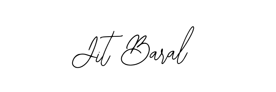 How to make Jit Baral signature? Bearetta-2O07w is a professional autograph style. Create handwritten signature for Jit Baral name. Jit Baral signature style 12 images and pictures png