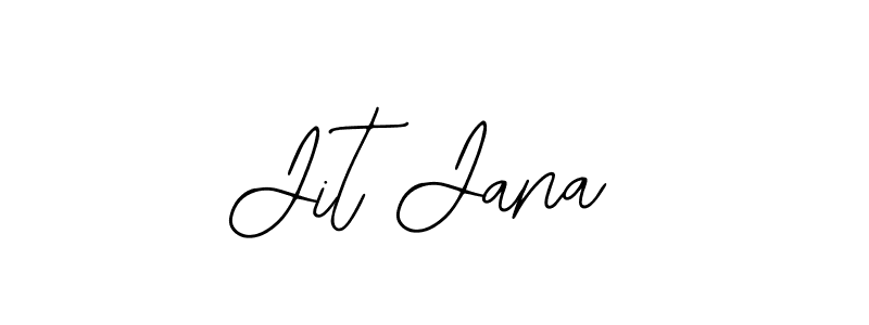 Use a signature maker to create a handwritten signature online. With this signature software, you can design (Bearetta-2O07w) your own signature for name Jit Jana. Jit Jana signature style 12 images and pictures png