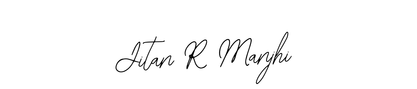 Use a signature maker to create a handwritten signature online. With this signature software, you can design (Bearetta-2O07w) your own signature for name Jitan R Manjhi. Jitan R Manjhi signature style 12 images and pictures png