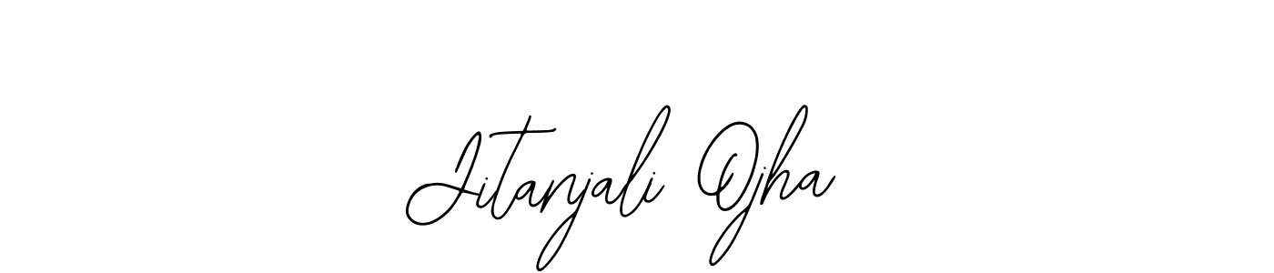 How to make Jitanjali Ojha name signature. Use Bearetta-2O07w style for creating short signs online. This is the latest handwritten sign. Jitanjali Ojha signature style 12 images and pictures png