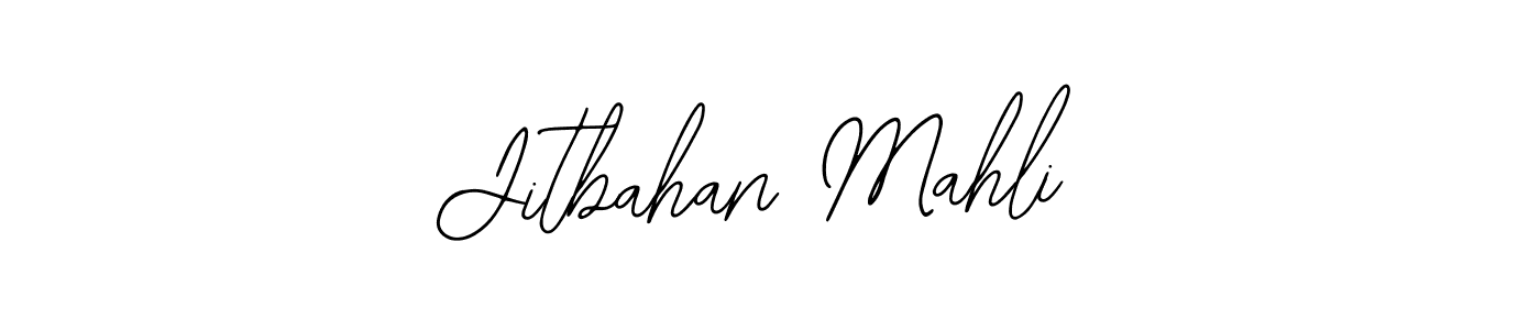 Design your own signature with our free online signature maker. With this signature software, you can create a handwritten (Bearetta-2O07w) signature for name Jitbahan Mahli. Jitbahan Mahli signature style 12 images and pictures png