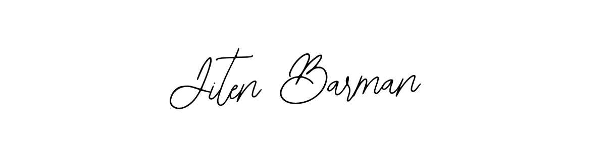 Use a signature maker to create a handwritten signature online. With this signature software, you can design (Bearetta-2O07w) your own signature for name Jiten Barman. Jiten Barman signature style 12 images and pictures png