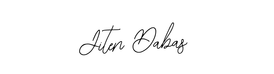 You should practise on your own different ways (Bearetta-2O07w) to write your name (Jiten Dabas) in signature. don't let someone else do it for you. Jiten Dabas signature style 12 images and pictures png