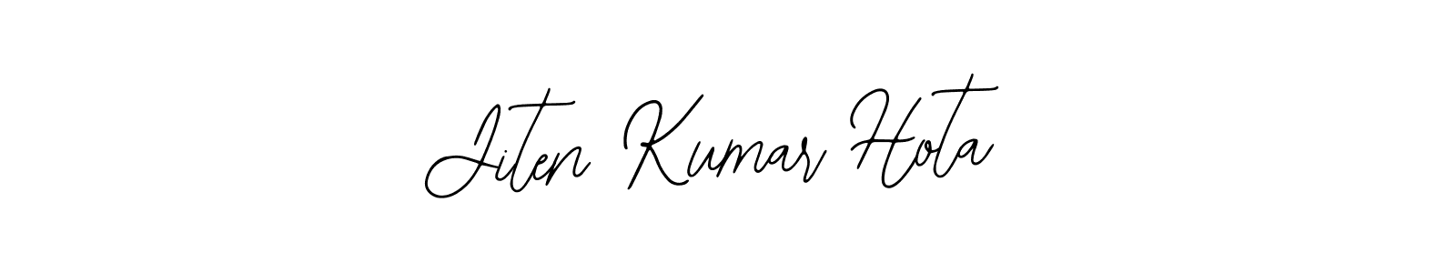 You should practise on your own different ways (Bearetta-2O07w) to write your name (Jiten Kumar Hota) in signature. don't let someone else do it for you. Jiten Kumar Hota signature style 12 images and pictures png