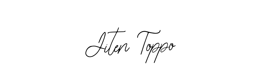 Create a beautiful signature design for name Jiten Toppo. With this signature (Bearetta-2O07w) fonts, you can make a handwritten signature for free. Jiten Toppo signature style 12 images and pictures png