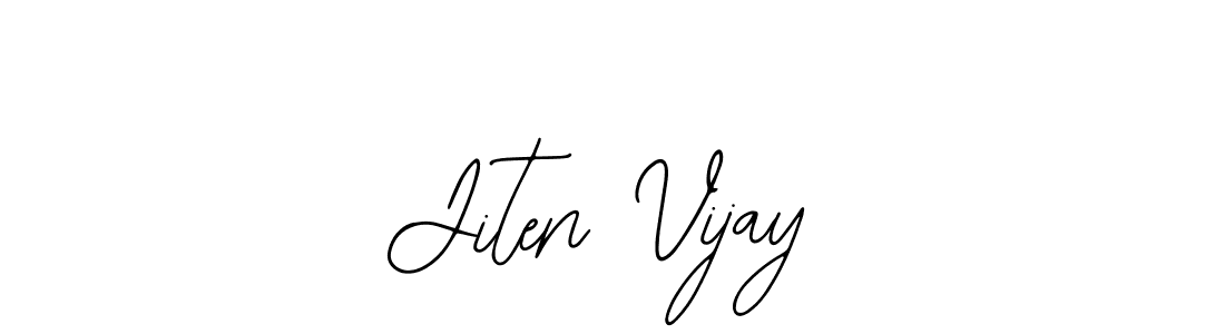 Design your own signature with our free online signature maker. With this signature software, you can create a handwritten (Bearetta-2O07w) signature for name Jiten Vijay. Jiten Vijay signature style 12 images and pictures png