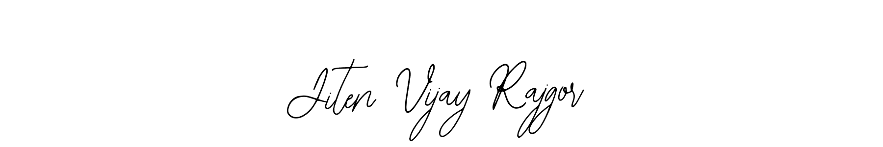 Use a signature maker to create a handwritten signature online. With this signature software, you can design (Bearetta-2O07w) your own signature for name Jiten Vijay Rajgor. Jiten Vijay Rajgor signature style 12 images and pictures png