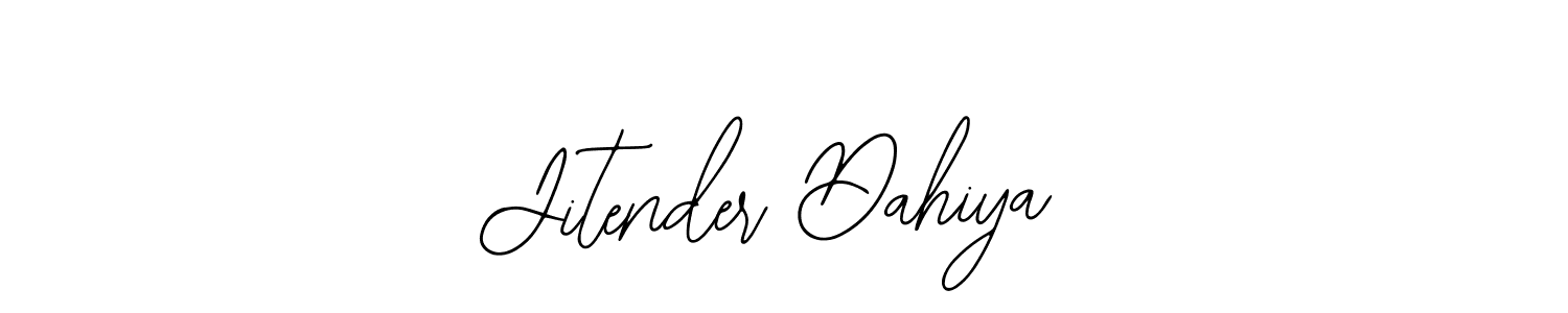 Jitender Dahiya stylish signature style. Best Handwritten Sign (Bearetta-2O07w) for my name. Handwritten Signature Collection Ideas for my name Jitender Dahiya. Jitender Dahiya signature style 12 images and pictures png