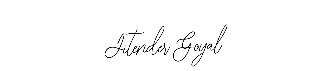 Also You can easily find your signature by using the search form. We will create Jitender Goyal name handwritten signature images for you free of cost using Bearetta-2O07w sign style. Jitender Goyal signature style 12 images and pictures png