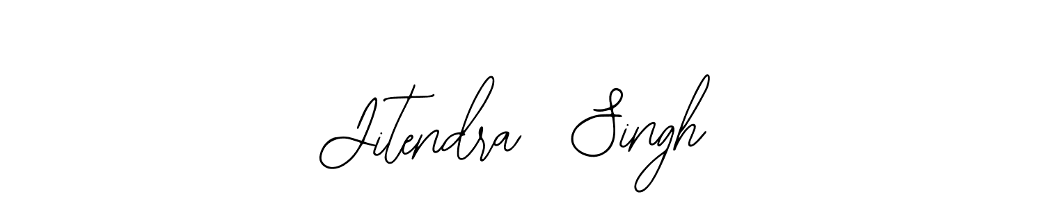Also You can easily find your signature by using the search form. We will create Jitendra  Singh name handwritten signature images for you free of cost using Bearetta-2O07w sign style. Jitendra  Singh signature style 12 images and pictures png