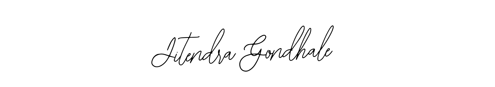 How to Draw Jitendra Gondhale signature style? Bearetta-2O07w is a latest design signature styles for name Jitendra Gondhale. Jitendra Gondhale signature style 12 images and pictures png