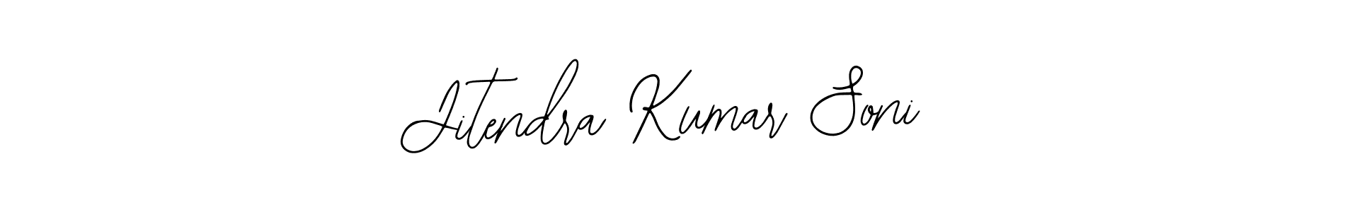 Design your own signature with our free online signature maker. With this signature software, you can create a handwritten (Bearetta-2O07w) signature for name Jitendra Kumar Soni. Jitendra Kumar Soni signature style 12 images and pictures png