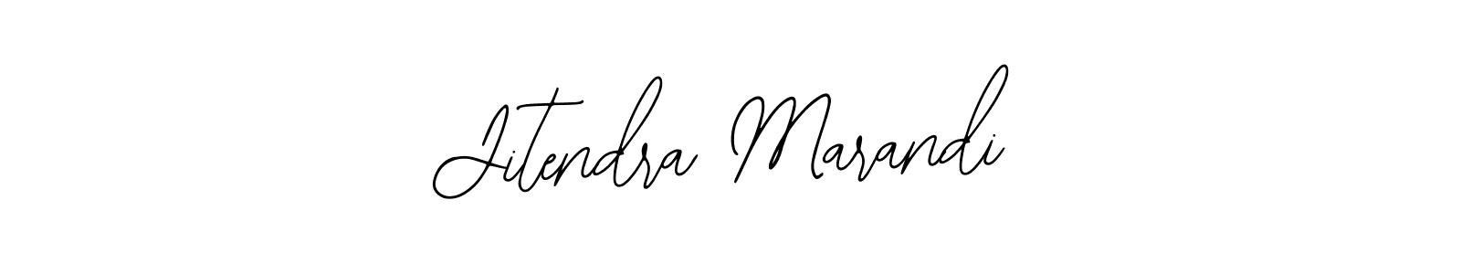 Bearetta-2O07w is a professional signature style that is perfect for those who want to add a touch of class to their signature. It is also a great choice for those who want to make their signature more unique. Get Jitendra Marandi name to fancy signature for free. Jitendra Marandi signature style 12 images and pictures png