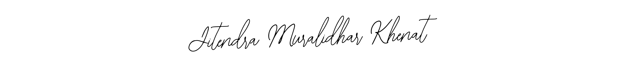 Make a beautiful signature design for name Jitendra Muralidhar Khenat. Use this online signature maker to create a handwritten signature for free. Jitendra Muralidhar Khenat signature style 12 images and pictures png