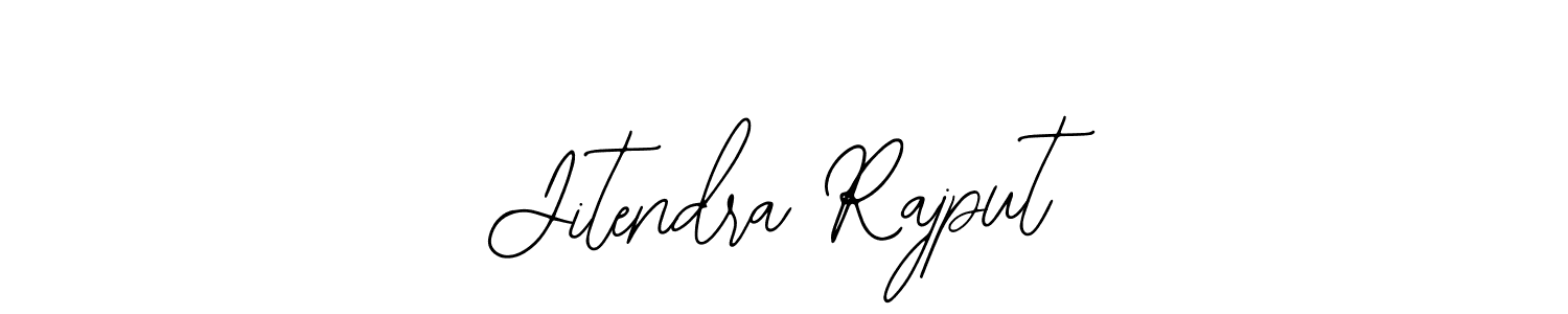 How to make Jitendra Rajput name signature. Use Bearetta-2O07w style for creating short signs online. This is the latest handwritten sign. Jitendra Rajput signature style 12 images and pictures png