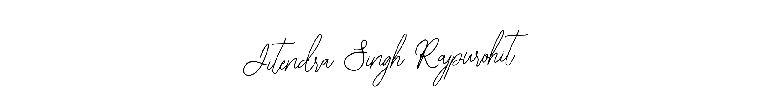 How to make Jitendra Singh Rajpurohit name signature. Use Bearetta-2O07w style for creating short signs online. This is the latest handwritten sign. Jitendra Singh Rajpurohit signature style 12 images and pictures png
