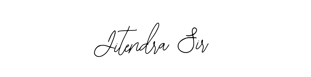 The best way (Bearetta-2O07w) to make a short signature is to pick only two or three words in your name. The name Jitendra Sir include a total of six letters. For converting this name. Jitendra Sir signature style 12 images and pictures png