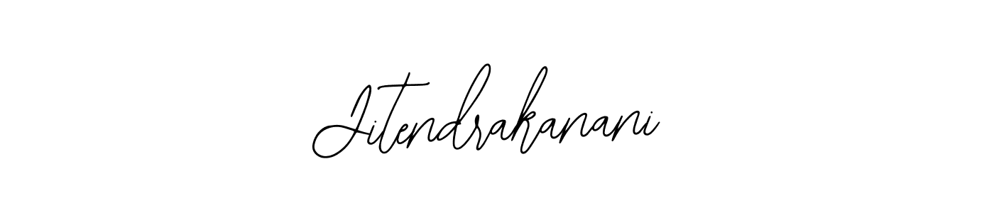 How to make Jitendrakanani name signature. Use Bearetta-2O07w style for creating short signs online. This is the latest handwritten sign. Jitendrakanani signature style 12 images and pictures png