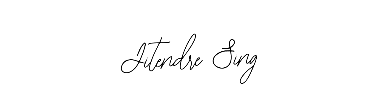 if you are searching for the best signature style for your name Jitendre Sing. so please give up your signature search. here we have designed multiple signature styles  using Bearetta-2O07w. Jitendre Sing signature style 12 images and pictures png