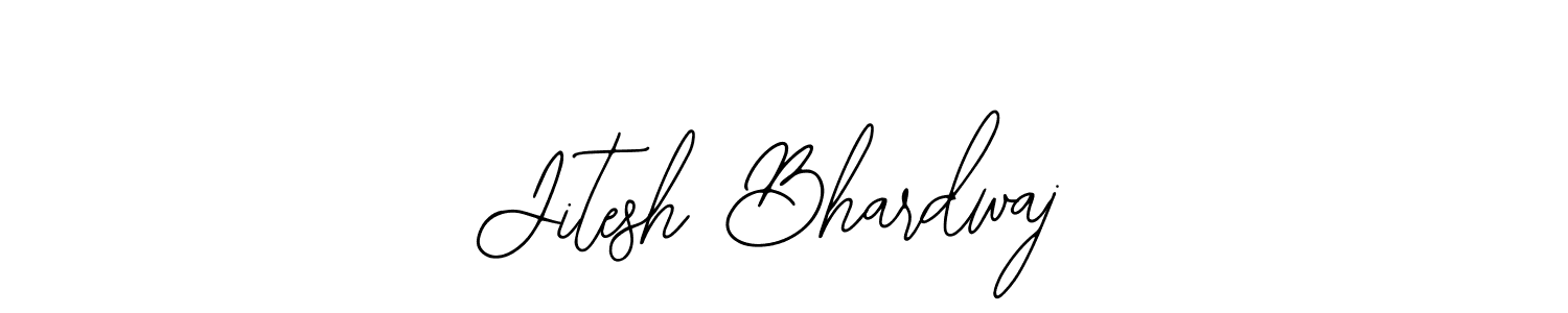 Use a signature maker to create a handwritten signature online. With this signature software, you can design (Bearetta-2O07w) your own signature for name Jitesh Bhardwaj. Jitesh Bhardwaj signature style 12 images and pictures png