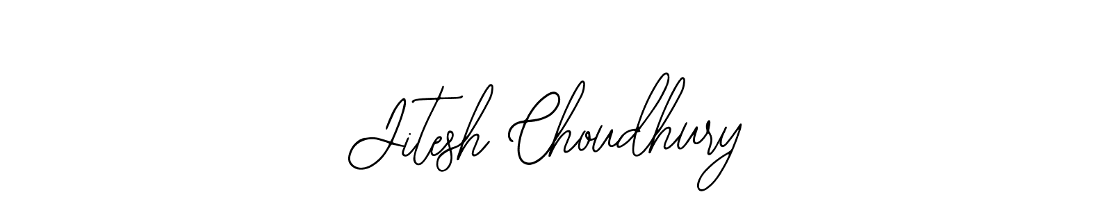 Also You can easily find your signature by using the search form. We will create Jitesh Choudhury name handwritten signature images for you free of cost using Bearetta-2O07w sign style. Jitesh Choudhury signature style 12 images and pictures png