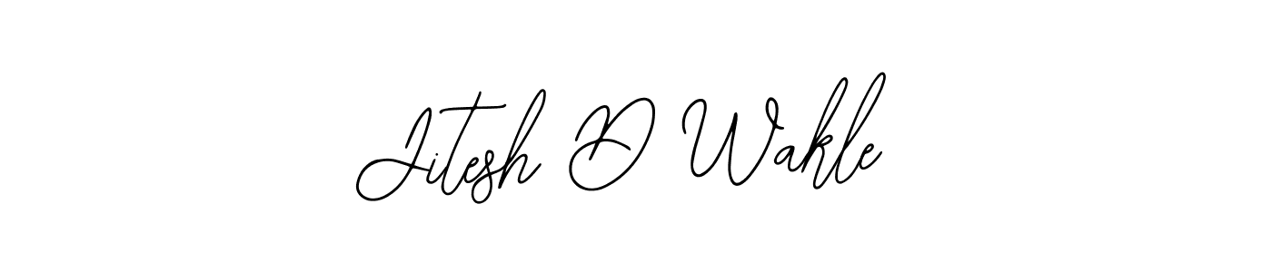 How to make Jitesh D Wakle signature? Bearetta-2O07w is a professional autograph style. Create handwritten signature for Jitesh D Wakle name. Jitesh D Wakle signature style 12 images and pictures png