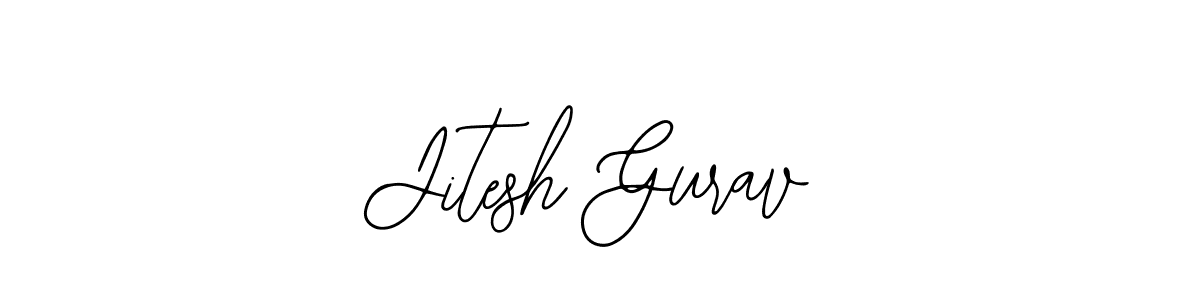 Also we have Jitesh Gurav name is the best signature style. Create professional handwritten signature collection using Bearetta-2O07w autograph style. Jitesh Gurav signature style 12 images and pictures png