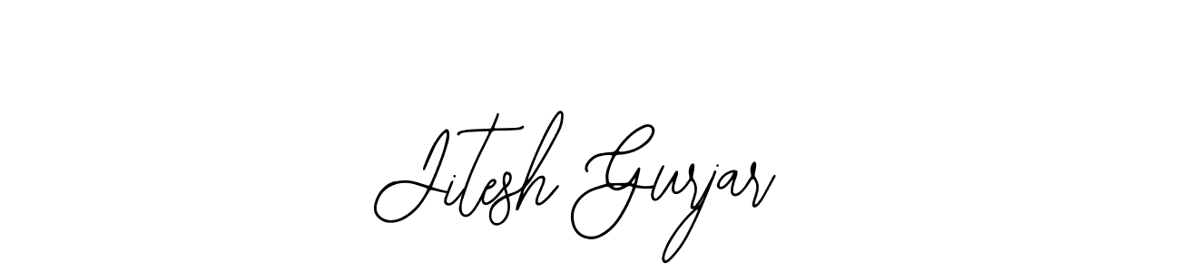 Use a signature maker to create a handwritten signature online. With this signature software, you can design (Bearetta-2O07w) your own signature for name Jitesh Gurjar. Jitesh Gurjar signature style 12 images and pictures png