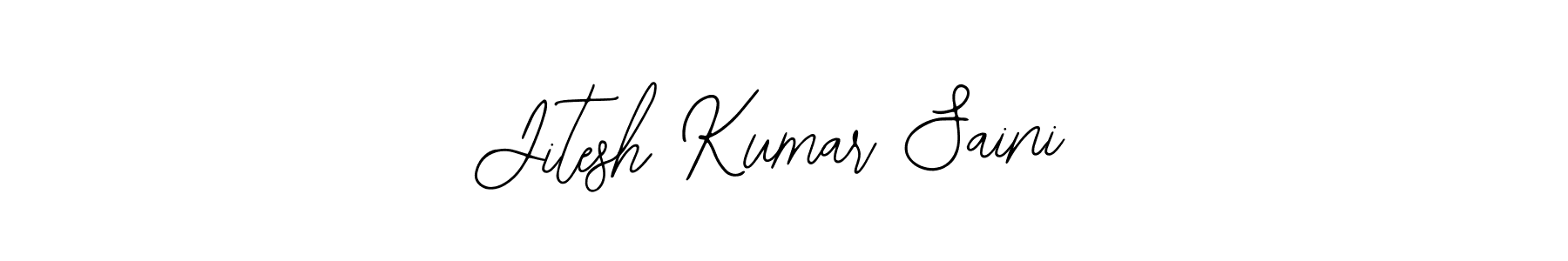 How to make Jitesh Kumar Saini signature? Bearetta-2O07w is a professional autograph style. Create handwritten signature for Jitesh Kumar Saini name. Jitesh Kumar Saini signature style 12 images and pictures png