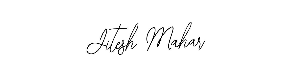 Also You can easily find your signature by using the search form. We will create Jitesh Mahar name handwritten signature images for you free of cost using Bearetta-2O07w sign style. Jitesh Mahar signature style 12 images and pictures png