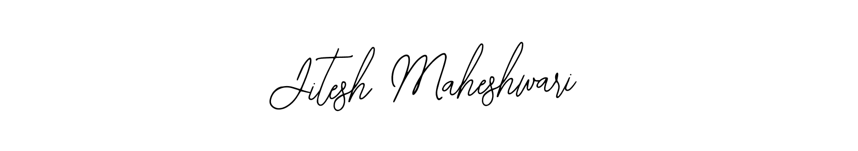 Also we have Jitesh Maheshwari name is the best signature style. Create professional handwritten signature collection using Bearetta-2O07w autograph style. Jitesh Maheshwari signature style 12 images and pictures png