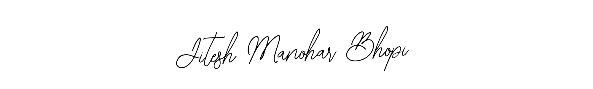 How to Draw Jitesh Manohar Bhopi signature style? Bearetta-2O07w is a latest design signature styles for name Jitesh Manohar Bhopi. Jitesh Manohar Bhopi signature style 12 images and pictures png