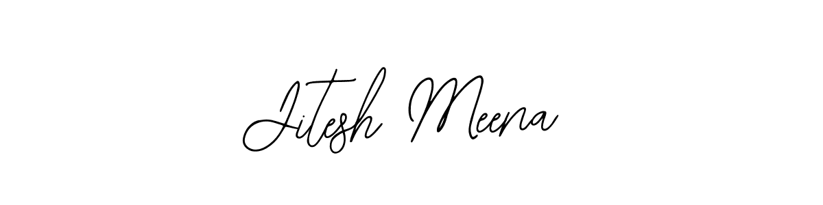 if you are searching for the best signature style for your name Jitesh Meena. so please give up your signature search. here we have designed multiple signature styles  using Bearetta-2O07w. Jitesh Meena signature style 12 images and pictures png