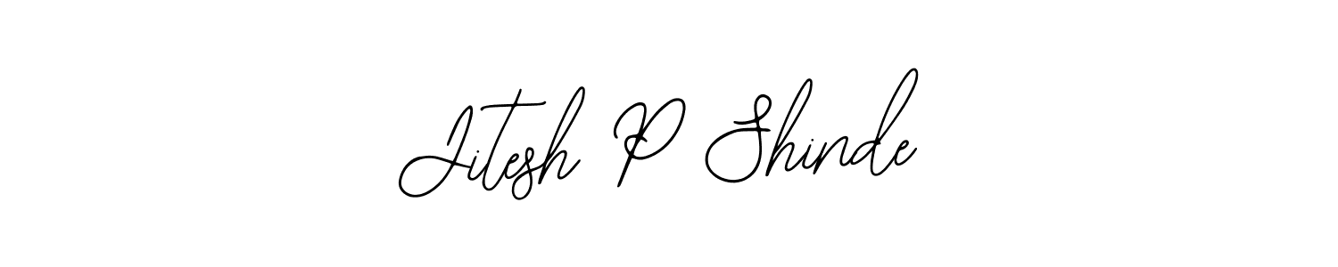 Make a beautiful signature design for name Jitesh P Shinde. Use this online signature maker to create a handwritten signature for free. Jitesh P Shinde signature style 12 images and pictures png
