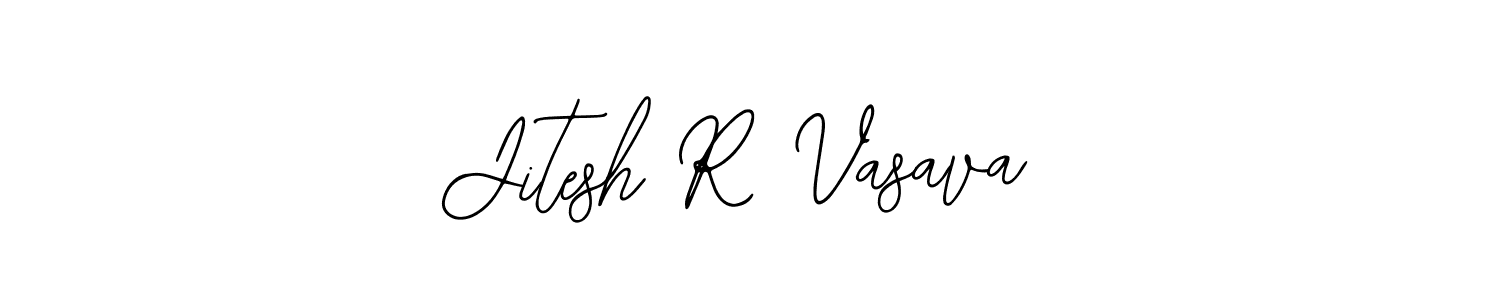 Jitesh R Vasava stylish signature style. Best Handwritten Sign (Bearetta-2O07w) for my name. Handwritten Signature Collection Ideas for my name Jitesh R Vasava. Jitesh R Vasava signature style 12 images and pictures png