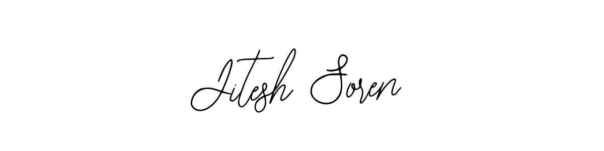 Make a beautiful signature design for name Jitesh Soren. With this signature (Bearetta-2O07w) style, you can create a handwritten signature for free. Jitesh Soren signature style 12 images and pictures png