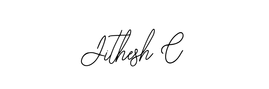 The best way (Bearetta-2O07w) to make a short signature is to pick only two or three words in your name. The name Jithesh C include a total of six letters. For converting this name. Jithesh C signature style 12 images and pictures png