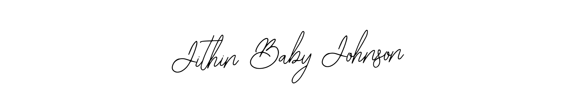 Make a beautiful signature design for name Jithin Baby Johnson. With this signature (Bearetta-2O07w) style, you can create a handwritten signature for free. Jithin Baby Johnson signature style 12 images and pictures png