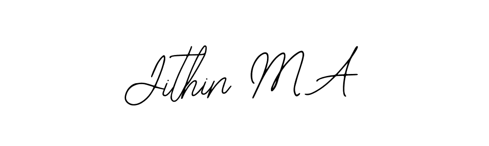 Also we have Jithin M A name is the best signature style. Create professional handwritten signature collection using Bearetta-2O07w autograph style. Jithin M A signature style 12 images and pictures png