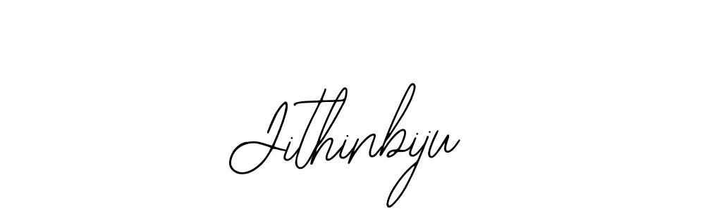 How to make Jithinbiju name signature. Use Bearetta-2O07w style for creating short signs online. This is the latest handwritten sign. Jithinbiju signature style 12 images and pictures png