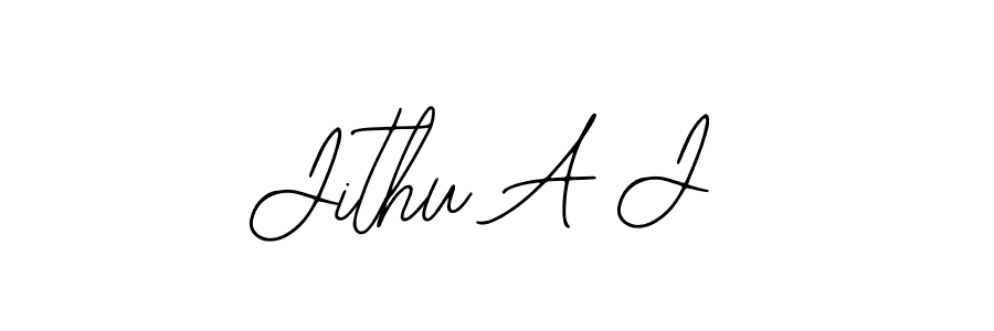 How to make Jithu A J signature? Bearetta-2O07w is a professional autograph style. Create handwritten signature for Jithu A J name. Jithu A J signature style 12 images and pictures png