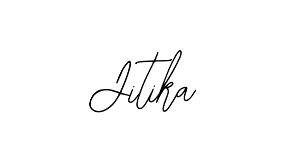 The best way (Bearetta-2O07w) to make a short signature is to pick only two or three words in your name. The name Jitika include a total of six letters. For converting this name. Jitika signature style 12 images and pictures png