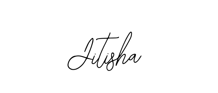 Design your own signature with our free online signature maker. With this signature software, you can create a handwritten (Bearetta-2O07w) signature for name Jitisha. Jitisha signature style 12 images and pictures png