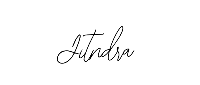 How to make Jitndra name signature. Use Bearetta-2O07w style for creating short signs online. This is the latest handwritten sign. Jitndra signature style 12 images and pictures png