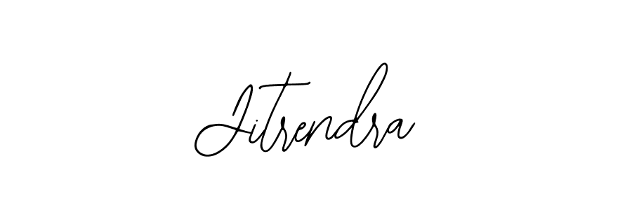 You should practise on your own different ways (Bearetta-2O07w) to write your name (Jitrendra) in signature. don't let someone else do it for you. Jitrendra signature style 12 images and pictures png