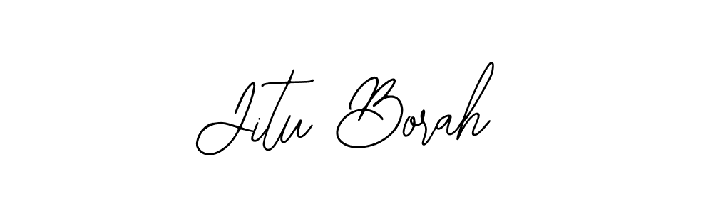 How to make Jitu Borah signature? Bearetta-2O07w is a professional autograph style. Create handwritten signature for Jitu Borah name. Jitu Borah signature style 12 images and pictures png