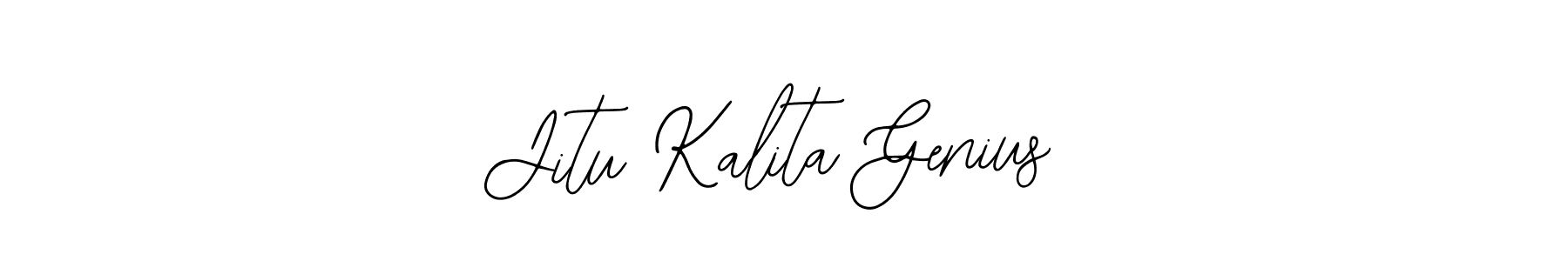 if you are searching for the best signature style for your name Jitu Kalita Genius. so please give up your signature search. here we have designed multiple signature styles  using Bearetta-2O07w. Jitu Kalita Genius signature style 12 images and pictures png