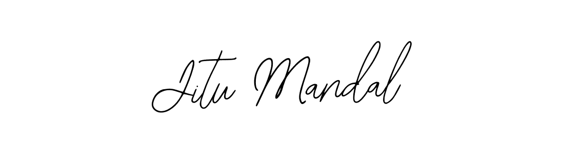 You should practise on your own different ways (Bearetta-2O07w) to write your name (Jitu Mandal) in signature. don't let someone else do it for you. Jitu Mandal signature style 12 images and pictures png