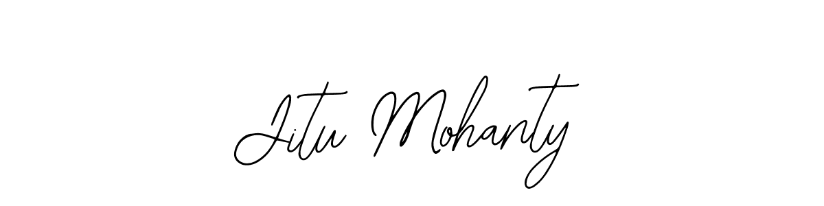 You should practise on your own different ways (Bearetta-2O07w) to write your name (Jitu Mohanty) in signature. don't let someone else do it for you. Jitu Mohanty signature style 12 images and pictures png